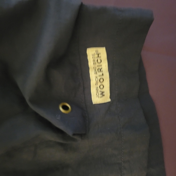 Woolrich Blue Cargo Swim Shorts with Elastic Waistband Buckle Belt. Size Medium - Picture 2 of 5